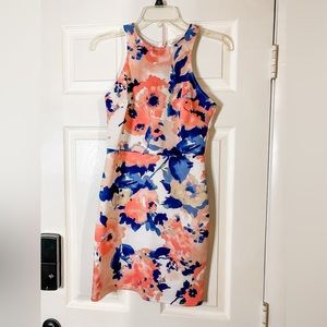 Floral Halter Mini Dress